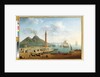 View of Vesuvius from the Harbour of Naples, 1791 by Pierre Joseph Petit