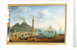 View of Vesuvius from the Harbour of Naples, 1791 by Pierre Joseph Petit