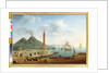 View of Vesuvius from the Harbour of Naples, 1791 by Pierre Joseph Petit