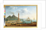 View of Vesuvius from the Harbour of Naples, 1791 by Pierre Joseph Petit
