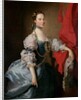 Portrait of a Lady in a Blue Gown by Thomas Hudson