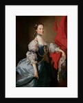 Portrait of a Lady in a Blue Gown by Thomas Hudson