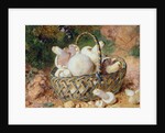 A Basket of Mushrooms, 1871 by Jabez Bligh