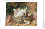 A Basket of Mushrooms, 1871 by Jabez Bligh