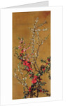 Japanese Cherry Tree and Hawthorn Branches by Jean Benner