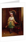 The Shuttlecock Player, 1874 by L. Davis