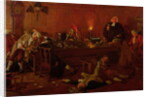 The Reverend Geoffrey Shovel, Chaplain of the Fleet, with his drinking companions by Thomas Davidson