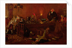 The Reverend Geoffrey Shovel, Chaplain of the Fleet, with his drinking companions by Thomas Davidson