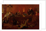 The Reverend Geoffrey Shovel, Chaplain of the Fleet, with his drinking companions by Thomas Davidson