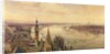 Architectural panorama of a proposed scheme for the South Bank of the Thames, c.1861 by Henry Newton