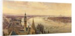 Architectural panorama of a proposed scheme for the South Bank of the Thames, c.1861 by Henry Newton