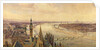 Architectural panorama of a proposed scheme for the South Bank of the Thames, c.1861 by Henry Newton