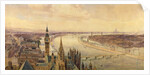 Architectural panorama of a proposed scheme for the South Bank of the Thames, c.1861 by Henry Newton