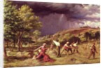 A Thunder Shower, 1859 by James Thomas Linnell
