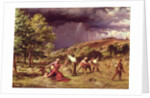 A Thunder Shower, 1859 by James Thomas Linnell