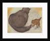 Cat and Kitten by Edward Coley Burne-Jones