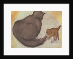 Cat and Kitten by Edward Coley Burne-Jones