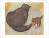 Cat and Kitten by Edward Coley Burne-Jones