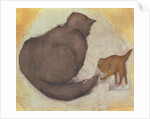 Cat and Kitten by Edward Coley Burne-Jones