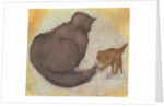 Cat and Kitten by Edward Coley Burne-Jones