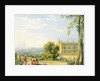 View of Chatsworth, Derbyshire, c.1820 by Frances Elizabeth Swinburne