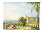 View of Chatsworth, Derbyshire, c.1820 by Frances Elizabeth Swinburne