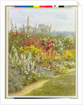 A Herbaceous Border by Helen Allingham