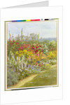 A Herbaceous Border by Helen Allingham