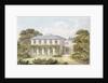 Design for the South Front of a House on Clapham Common for William Holme by Humphry Repton
