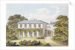 Design for the South Front of a House on Clapham Common for William Holme by Humphry Repton