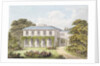 Design for the South Front of a House on Clapham Common for William Holme by Humphry Repton