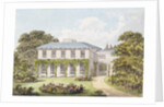 Design for the South Front of a House on Clapham Common for William Holme by Humphry Repton