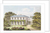 Design for the South Front of a House on Clapham Common for William Holme by Humphry Repton