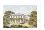 Design for the South Front of a House on Clapham Common for William Holme by Humphry Repton