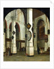 Interior of the Oude Kerk at Delft, 1660-75 by Hendrik Cornelisz. van Vliet