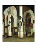Interior of the Oude Kerk at Delft, 1660-75 by Hendrik Cornelisz. van Vliet
