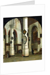 Interior of the Oude Kerk at Delft, 1660-75 by Hendrik Cornelisz. van Vliet