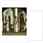Interior of the Oude Kerk at Delft, 1660-75 by Hendrik Cornelisz. van Vliet