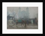 Hansom Cab at All Saints, 1910 by Adolphe Valette