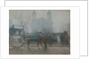 Hansom Cab at All Saints, 1910 by Adolphe Valette