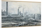 View from London Road Station, Hoyle's Print Works by Henry Edward Tidmarsh