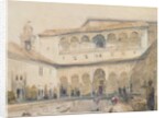 The Court of Myrtles, Alhambra 1833 by David Roberts
