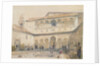The Court of Myrtles, Alhambra 1833 by David Roberts