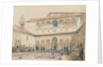 The Court of Myrtles, Alhambra 1833 by David Roberts