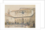 The Court of Myrtles, Alhambra 1833 by David Roberts