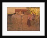 The Old Gate, c.1896 by William Edward Stott
