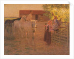 The Old Gate, c.1896 by William Edward Stott