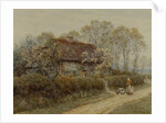 A Cottage at Freshwater Gate, 1891 by Helen Allingham