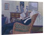 Interior with Artist's Mother 1917-18 by Harold Gilman