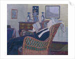 Interior with Artist's Mother 1917-18 by Harold Gilman